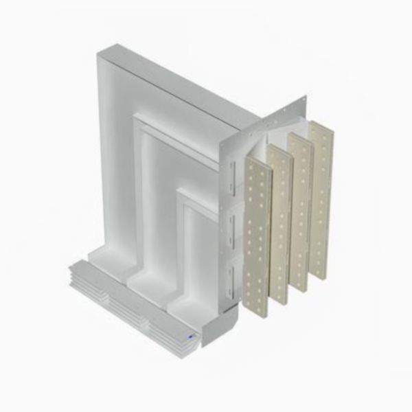 Exit bars element + vertical and horizontal elbow XCP-HP (Cu). Type 2 - In= 6300A