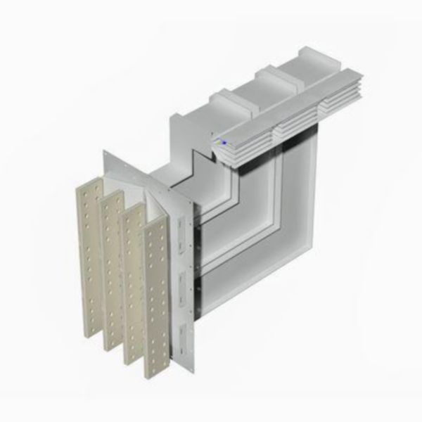 Exit bars element + vertical and horizontal elbow XCP-HP (Cu). Type 3 - In= 6300A