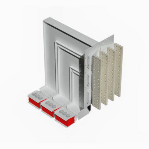 Exit bars element + vertical and horizontal elbow XCP-HP (Cu). Type 6 - In= 6300A