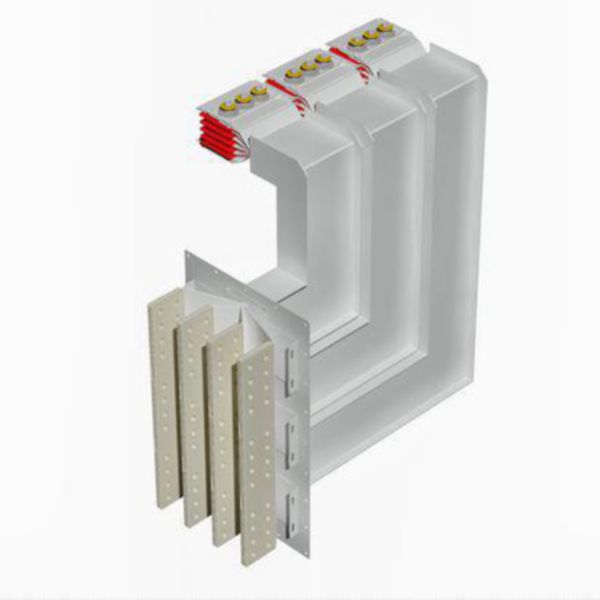 Exit bars element + vertical and horizontal elbow XCP-HP (Cu). Type 8 - In= 6300A