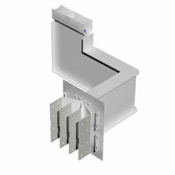 Exit bars element + horizontal and vertical elbow XCP-HP (Cu). Type 4 - In= 3200A