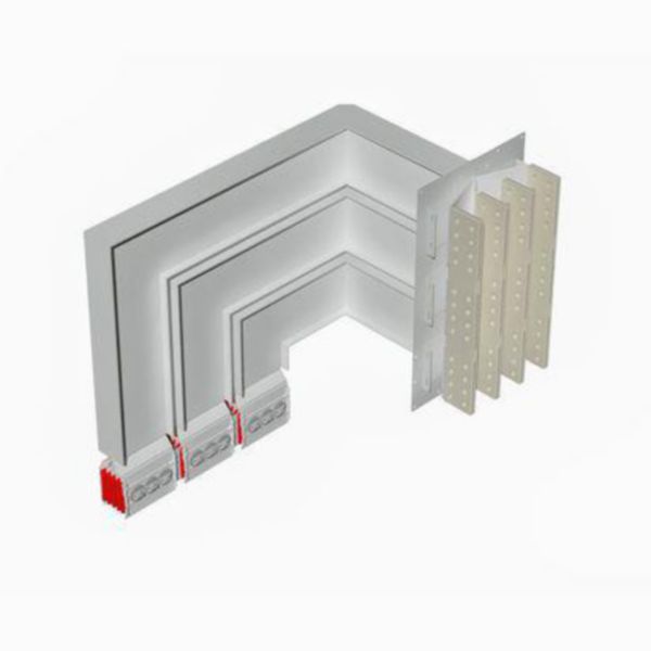 Exit bars element + horizontal and vertical elbow XCP-HP (Cu). Type 7 - In= 6300A