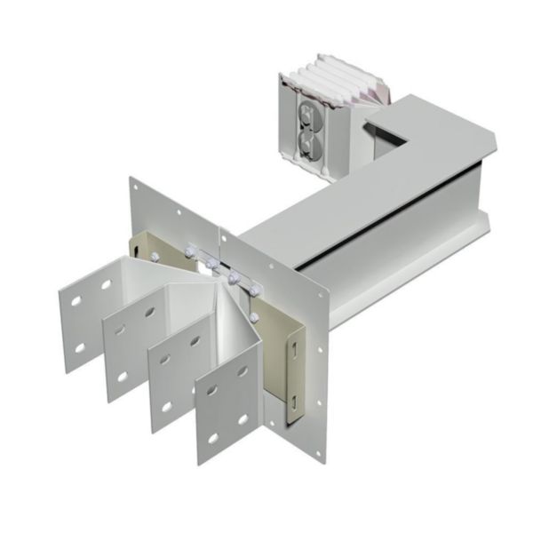 Exit bars element + horizontal elbow XCP-S (Cu). Type 4 - In= 2500A