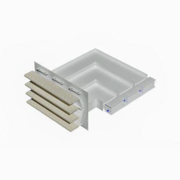Exit bars element + vertical elbow XCP-S (Cu). Type 1 - In= 6300A